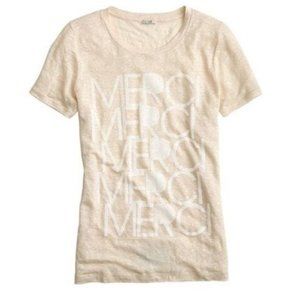 J Crew Merci Tee Linen